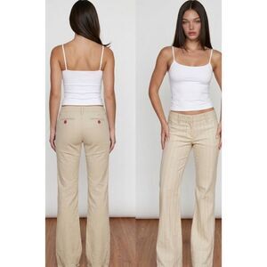Marc-jacobs Women's Cream and White Trousers